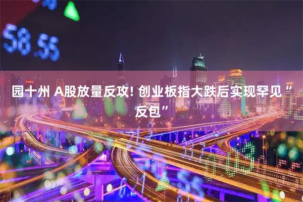 园十州 A股放量反攻! 创业板指大跌后实现罕见“反包”