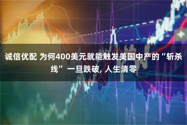 诚信优配 为何400美元就能触发美国中产的“斩杀线” 一旦跌破, 人生清零